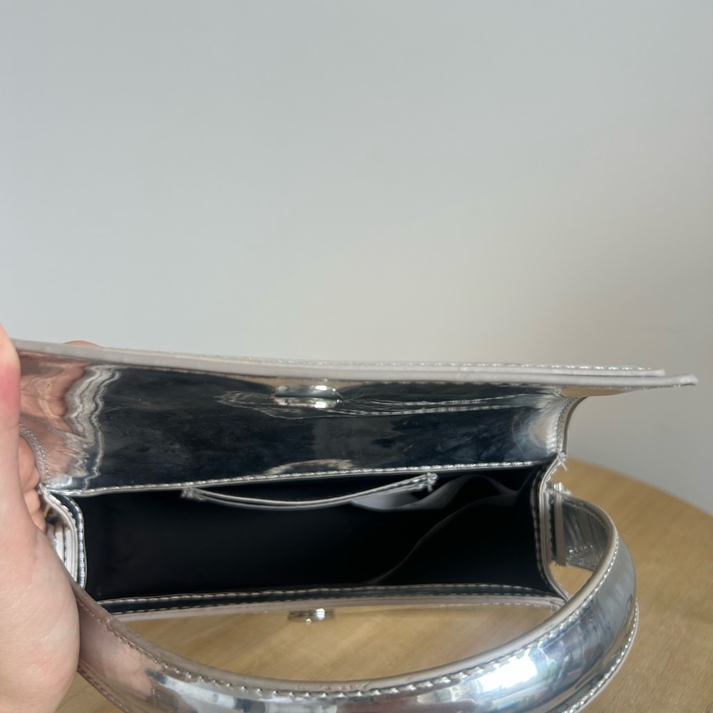 Silver Designer Handbag - Picture 3 of 3